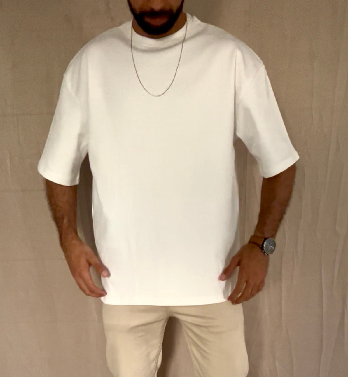ZIL Off White Oversized Tee | تيشيرت أوفرسايز أوف وايت