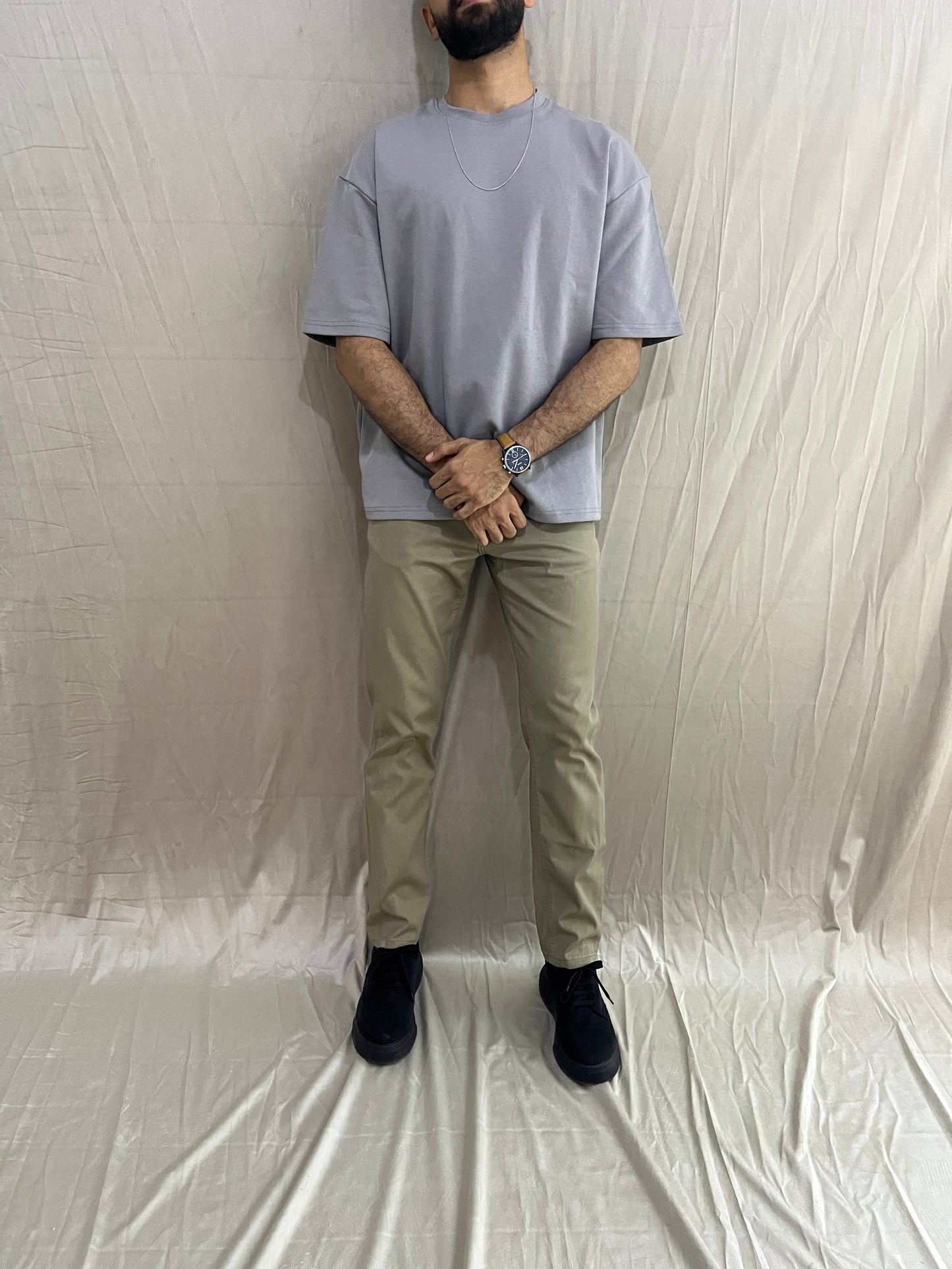ZIL Gray Oversized Tee | تيشيرت أوفرسايز رمادي