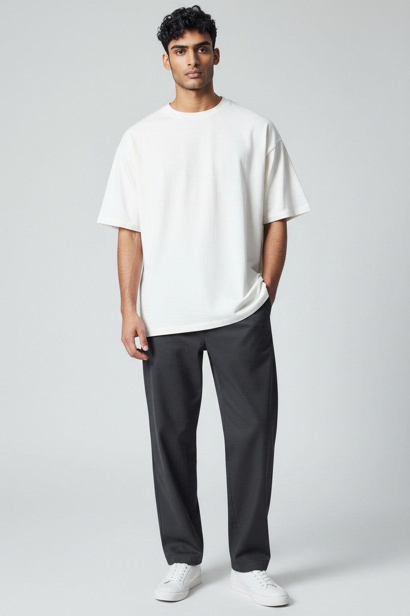 ZIL Off White Oversized Tee | تيشيرت أوفرسايز أوف وايت