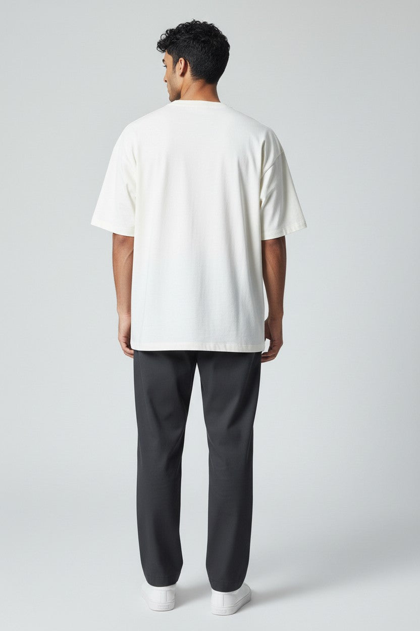 ZIL Off White Oversized Tee | تيشيرت أوفرسايز أوف وايت