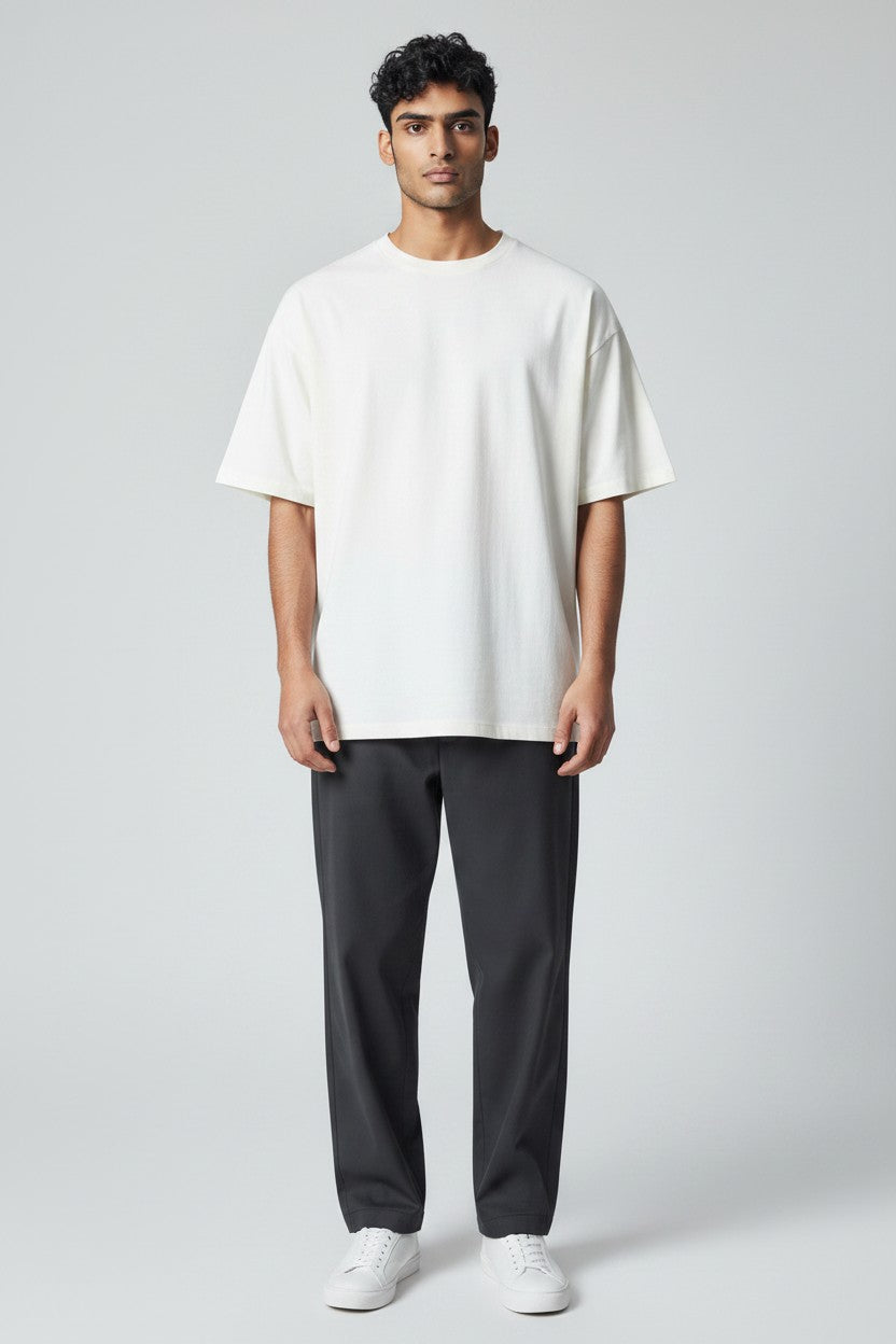 ZIL Off White Oversized Tee | تيشيرت أوفرسايز أوف وايت